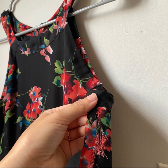 Betsey Johnson Floral Mini Dress Halter Dress size 10 - Picture 4 of 4
